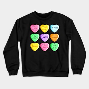 Candy Sweet Hearts Love Valentines Day Shirt Women Girls Crewneck Sweatshirt